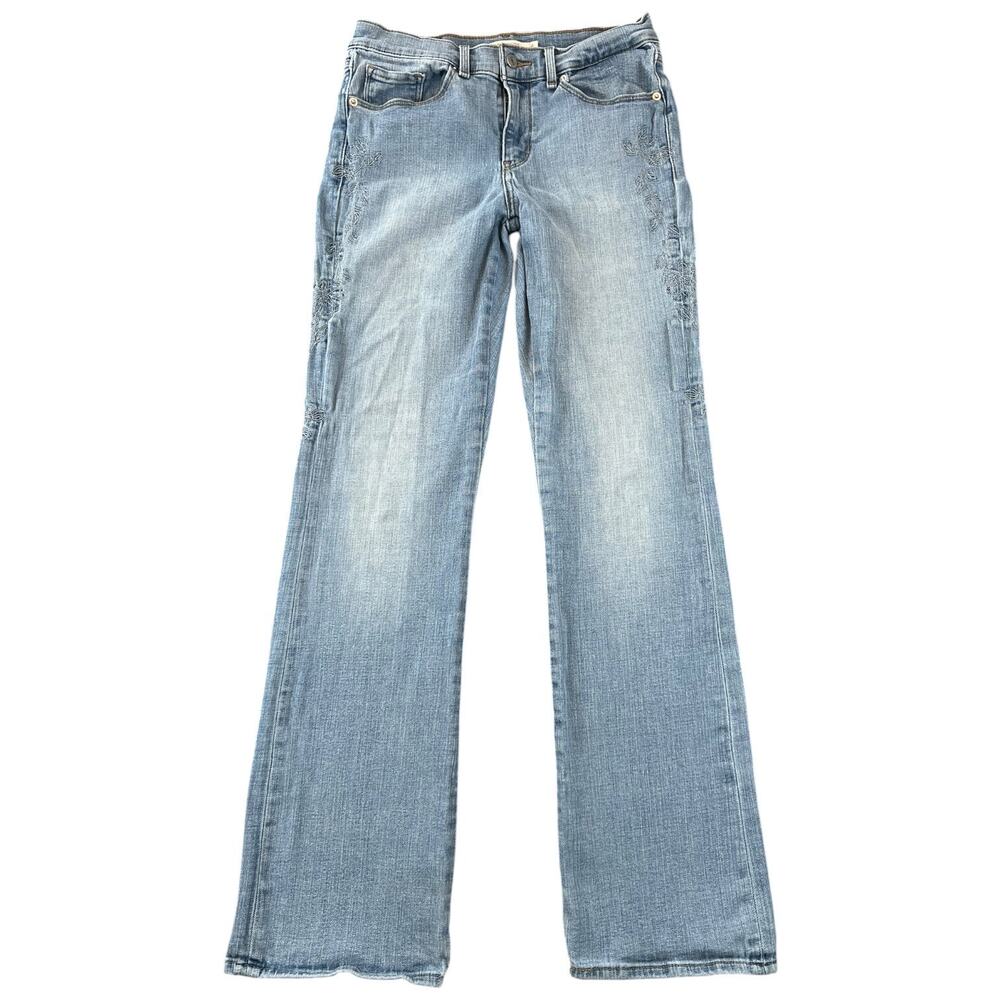 Levi’s Classic Bootcut Floral Embroidered Light Wash Jeans Y2K Women’s 4 W27